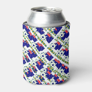 Porta-lata Bola de Futebol Australiana e Bandeira em Mosaico