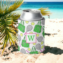 Bolas iniciais de Tênis Racquet cor-de-rosa verde-