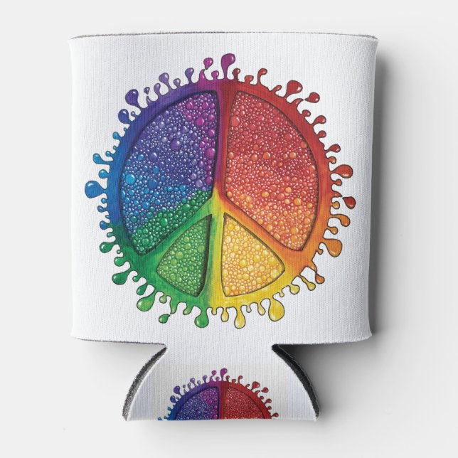 Porta-lata Bolhas de paz (Frente)