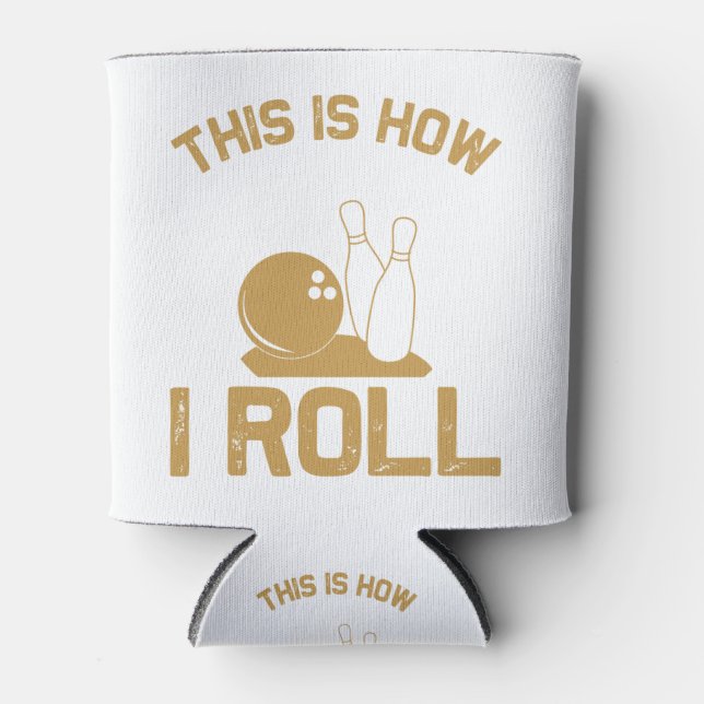 Porta-lata Boliche É assim que eu faço (Frente)