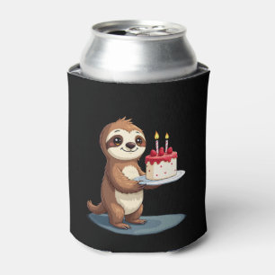 Porta-lata Bolo de Aniversário Engraçado com Figurino de Lama