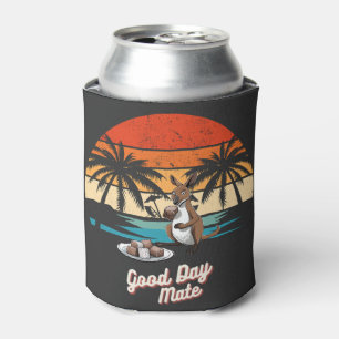 Porta-lata Bom dia companheiro souvenir canguru Austrália