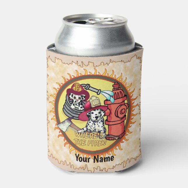 Porta-lata Bombeiros de cães podem resfriar (Can Front)