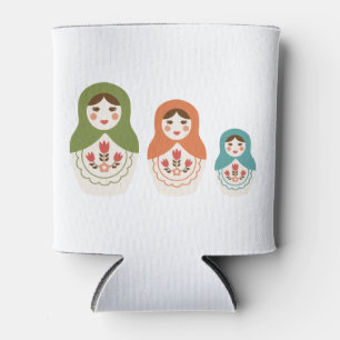 Porta-lata Bonecas de ninho russas