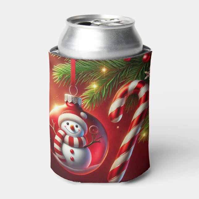 Porta-lata Boneco de Neve Alegre (Can Front)