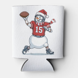 Porta-lata Boneco de Neve Jogador de Futebol Natal 2026 Feria
