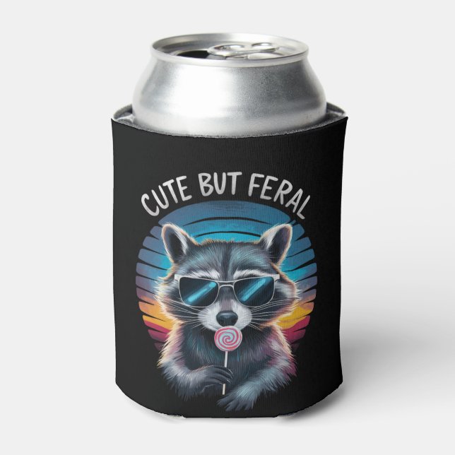 Porta-lata Bonita, Mas Funny Raccoon (Can Front)