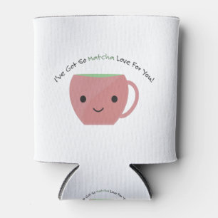 Porta-lata Bonito e Engraçado Tão Amado de Matcha