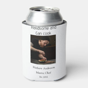 Porta-lata Bonito e sabe cozinhar adicionar nome master chef