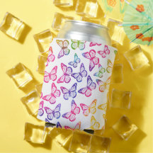 Bonito Padrão de Borboleta Brilhante Iridescente