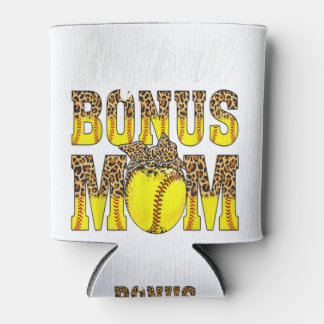 Porta-lata Bônus de Softball Dia da Mãe Dia do Jogo Mulheres 