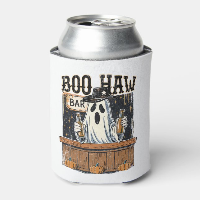 Porta-lata Boo Haw Retro Western Halloween (Can Front)