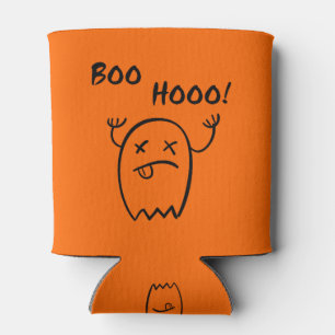 Porta-lata Boo Hooo Fantasma de Halloween Monocromático