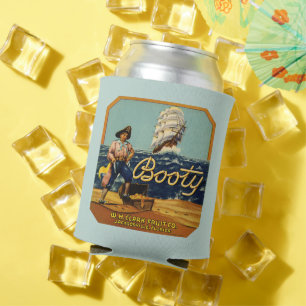 Porta-lata Booty   Rótulo de Citrus Vintage