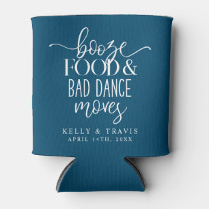 Porta-lata Booze Comida e Dança Má Podem Arrefecer