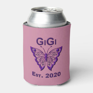 Porta-lata Borboleta Adorável Gigi "Est 2020"