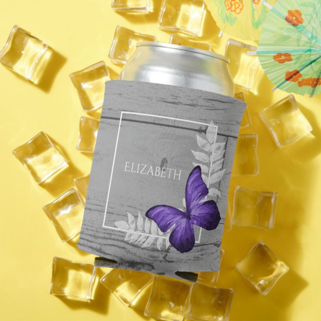 Porta-lata Borboleta Roxa (Verão in situ)