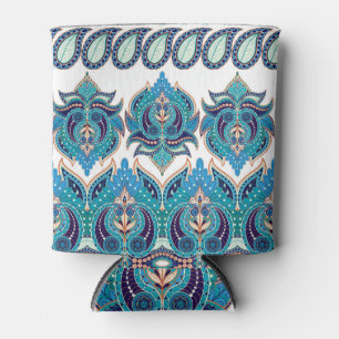 Porta-lata Bordas Florais do ornamentado: Vintage Paisley Des