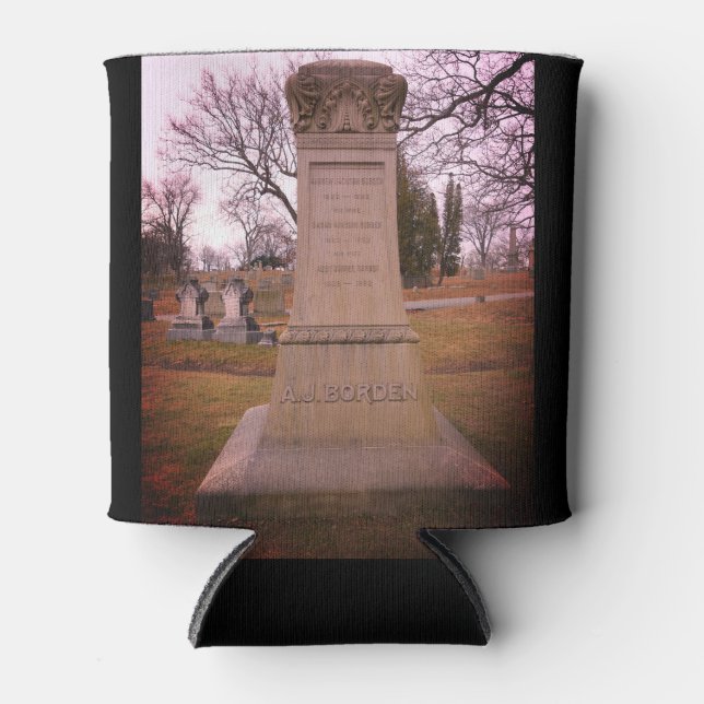 Porta-lata Borden Monument, Fall River, MÃES - A.J. Borden (Frente)