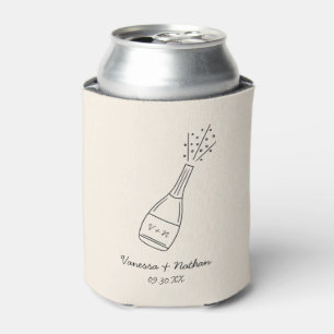 Porta-lata Borracha-Boca-Borracha-Champanhe Casamento Whimsic