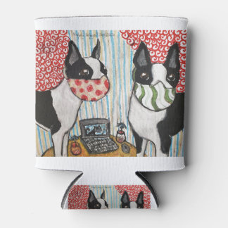 Porta-lata Boston Terriers em Quarentena