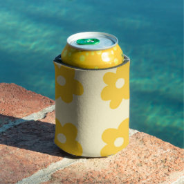 Porta-lata Botânica e Tropical Amarela Primavera e Verão