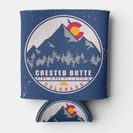 Porta-lata Botão Crestado Colorado Retro Sunset Souvenirs
