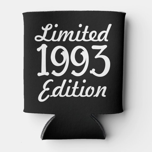 Porta-lata Botão de aniversário de 30 anos da Edição Limitada (Frente)