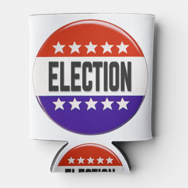 Porta-lata Botão de eleição (Frente)