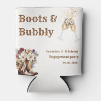 Botas & Bubbly Boho Festa de noivado Western