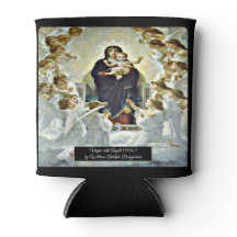 Bouguereau Virgin com Angels