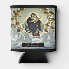 Porta-lata Bouguereau Virgin com Angels