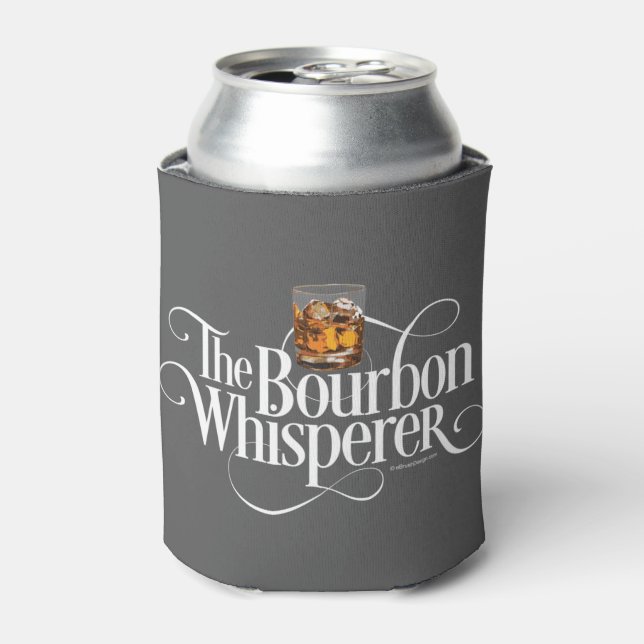 Porta-lata Bourbon Whisperer Can Cooler (Can Front)