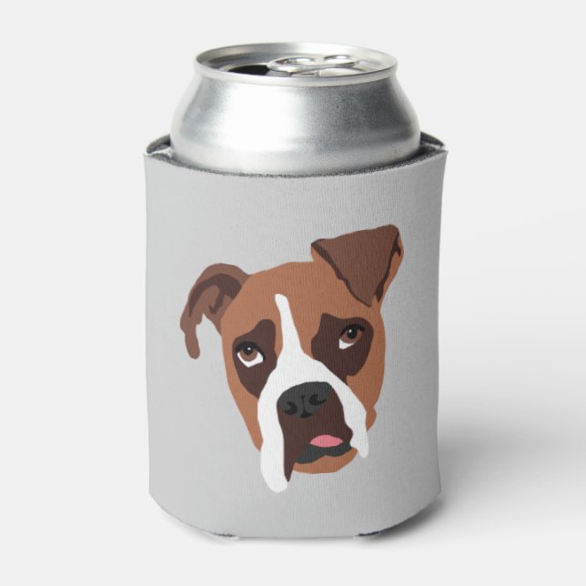 Porta-lata Boxer Dog Can Cooler (Can Front)