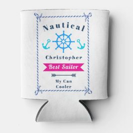 Porta-lata Branco do melhor marinheiro náutico