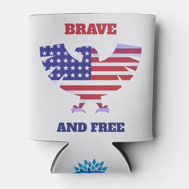 Porta-lata Brave e Livre (Frente)