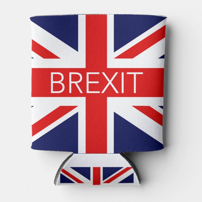 PORTA-LATA BREXIT UNIÃO JACK - IMAGEM DE ALTA QUALIDADE (Frente)