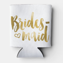 Porta-lata Bridesmaid - Dourada