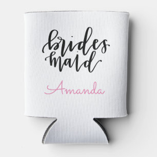 Porta-lata Bridesmaid pode resfriar - Personalizar nome