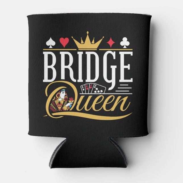 Porta-lata Bridge Queen Card Women (Frente)