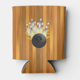 Porta-lata BRIGA! Bola de boliche E Pinos