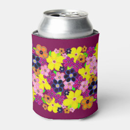 Porta-lata Bright Abstrato Flower Art