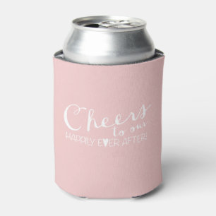 Porta-lata Brindemos ao nosso Felizes para Sempre Casamento