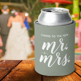Porta-lata Brindemos ao Novo Sr. e Sra. Casamento