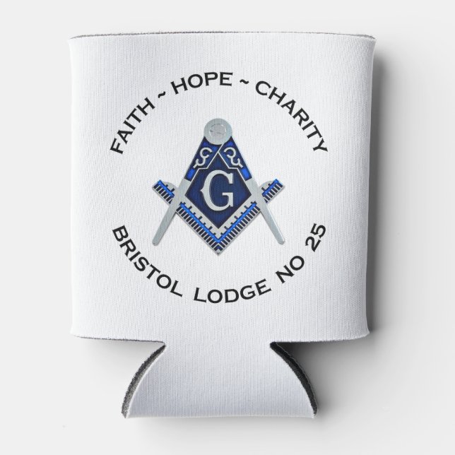 Porta-lata Bristol nº 25 Masonic Cooler (Frente)