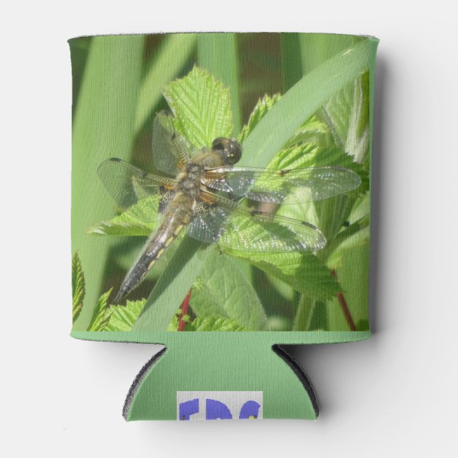 Porta-lata Brown Dragonfly Can Cooler (Frente)