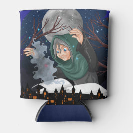 Porta-lata Bruxa Assustadora & Casa Assombrada Halloween🌙