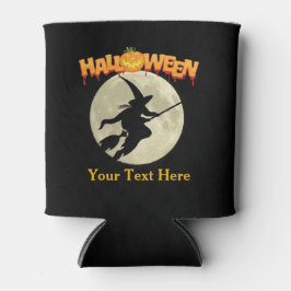 Porta-lata Bruxa Assustadora do Festa das Bruxas na Broom e A