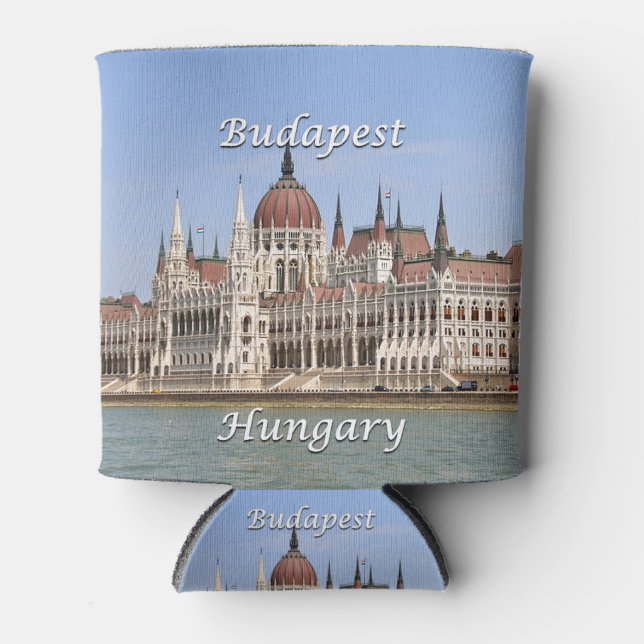 Porta-lata Budapeste, Hungria, edifício do Parlamento (Frente)