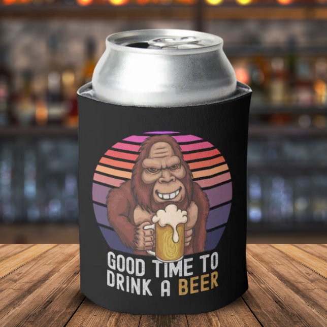 Porta-lata Buen Tiempo para Beber una Cerveza Sasquatch (Criador carregado)